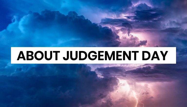 ABOUT JUDGEMENT DAY